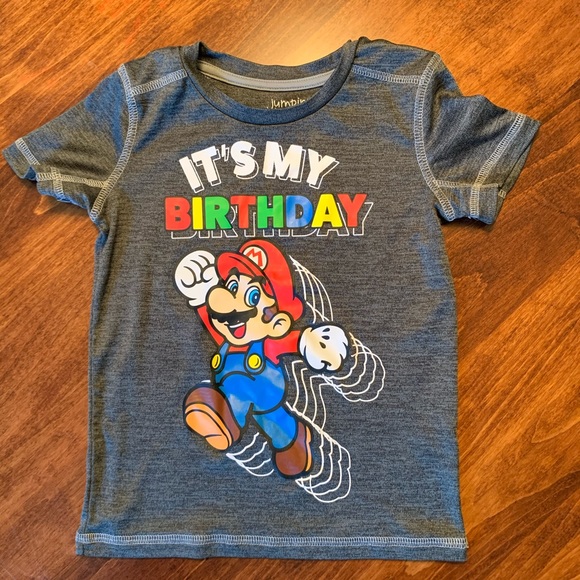 super mario birthday shirt